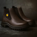 Kit Caterpillar - Bota para Hombre en Cuero Legítimo + Regalos Exclusivos